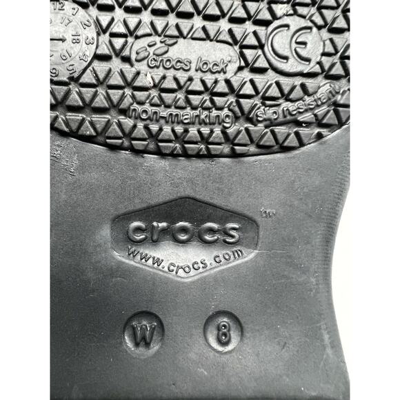 Crocs Neria Pro II Women's Multicolor Graphic Crocs-Lock Clog Shoes Size 8W - Picture 9 of 9